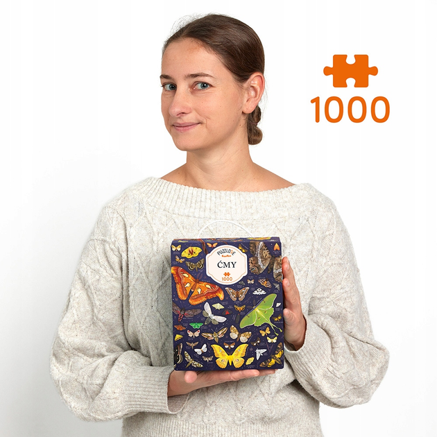 Puzzle CzuCzu Puzzlove Ćmy 48 x 68 cm 1000 elementów (5902983492832) - obraz 5
