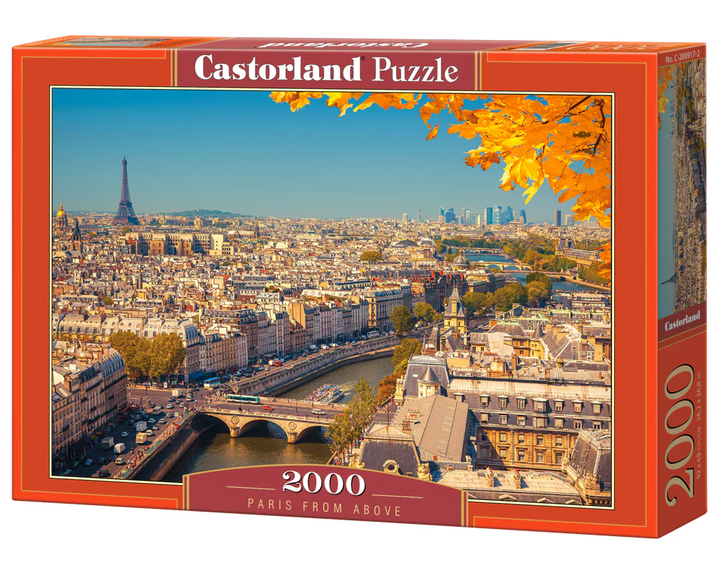 Puzzle Castorland Paris from Above 68 x 92 cm 2000 elementów (5904438200917) - obraz 1