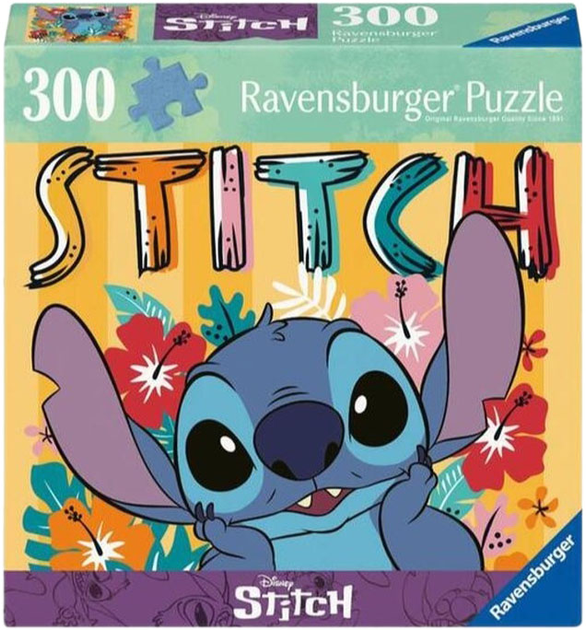 Puzzle Ravensburger Disney Stitch 27 x 39 cm 300 elementów (4005556133994) - obraz 1