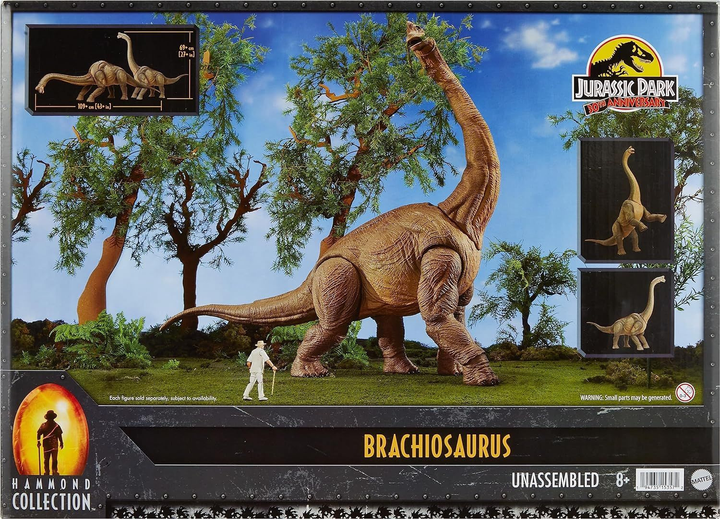 Figurka Mattel Jurassic World Brachiosaurus 30th Anniversary 80 cm (194735153572) - obraz 1