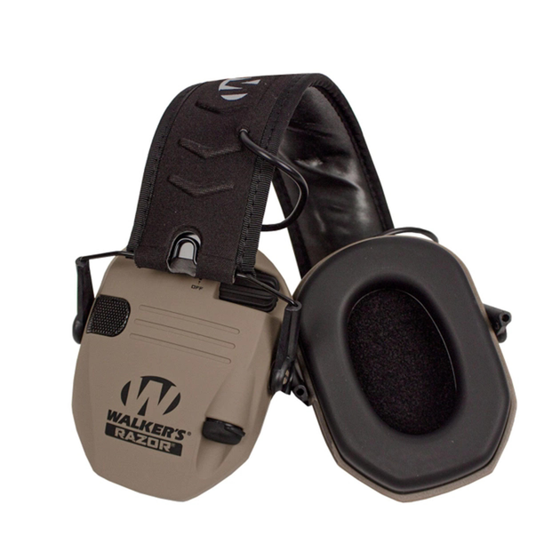 Активні захисні навушники Walker's Razor Slim Electronic Muffs (FDE) WRS-FDE - изображение 2