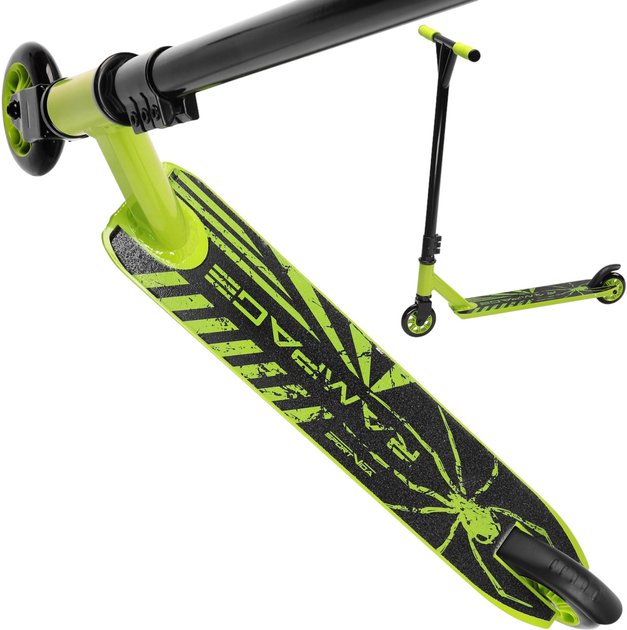 Hulajnoga dziecięca SportVida Stunt ABEC-7 Rampage Zielona (SV-WO0006) - obraz 6
