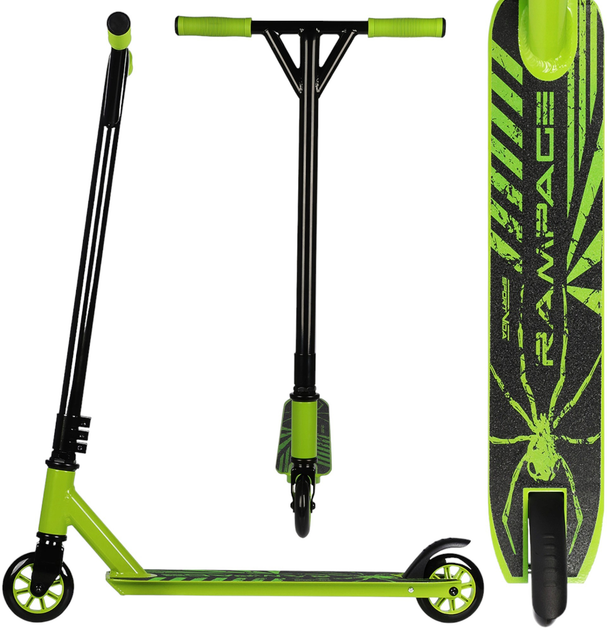 Hulajnoga dziecięca SportVida Stunt ABEC-7 Rampage Zielona (SV-WO0006) - obraz 7