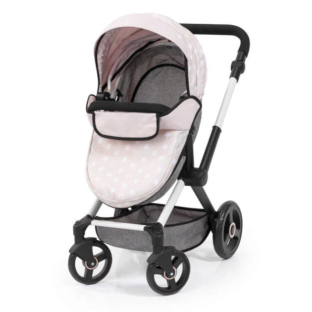 Коляска для кукол Bayer Design Xeo Floral White Star (17031AA) - изображение 6