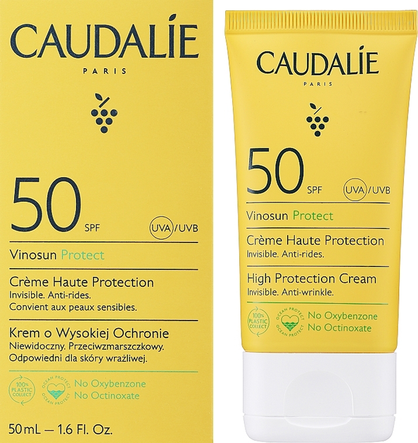 Сонцезахисний крем Caudalie Vinosun SPF 50 50 мл (3522931003747) - зображення 2