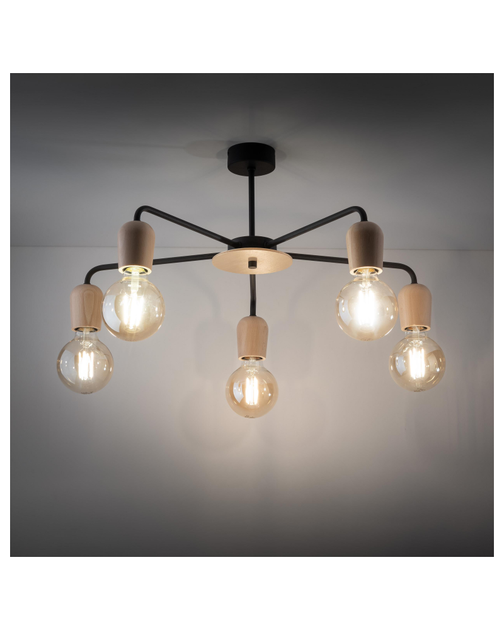 Люстра TK Lighting 4969 Miriam E27 5x15W IP20 - зображення 4