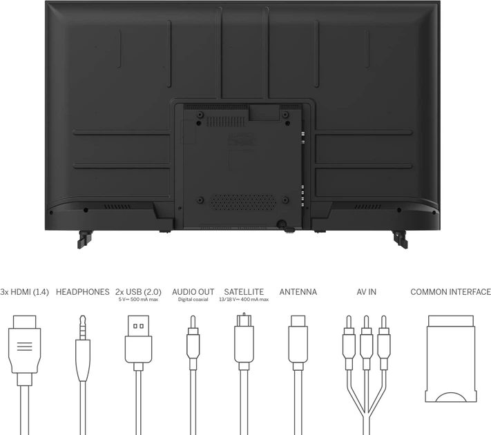 Телевізор Thomson Easy TV 43" FHD 43FD2S13 (9120106661743) - зображення 2