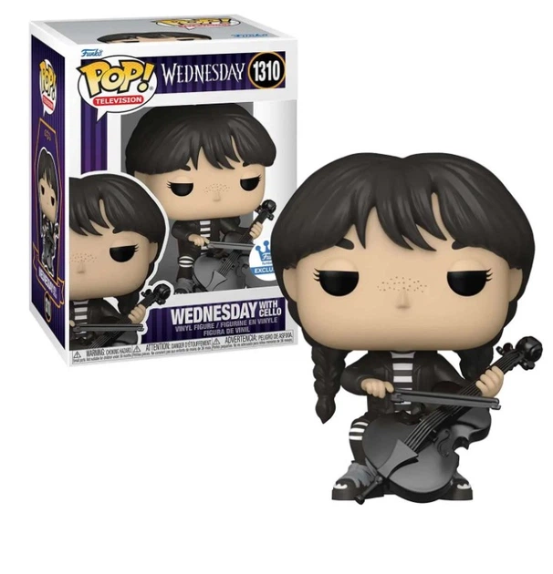 Уэнздей Аддамс Wednesday Addams Фигурка Фанко Поп Funko Pop Television wish cello с виолончелью игрушка виниловая 10см №1310 - изображение 5