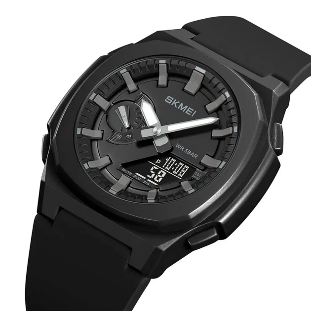 Часы наручные мужские SKMEI 2091BKGYBK black - изображение 5