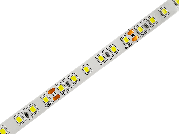 Світлодіодна стрічка 1 м SMD2835 120 LED 24В IP20 холодний білий - зображення 4