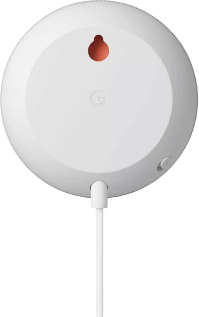 Портативна колонка Google Nest Mini Chalk 15W RGB Light grey (GA00638-ES) - зображення 3