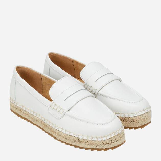 Espadryle damskie skórzane MARC O'POLO mpo40315613803132110 38 Białe (4068066170156) - obraz 2