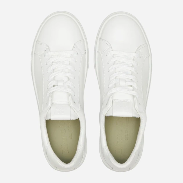Sneakersy męskie skórzane do kostki MARC O'POLO mpo40127723501100110 45 Białe (4068066162229) - obraz 4