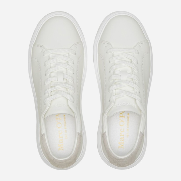 Sneakersy damskie skórzane Marc O'Polo mpo40118103501144114 41 Białe (4068066090683) - obraz 4