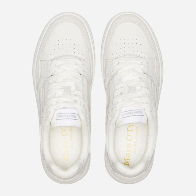 Sneakersy damskie MARC O'POLO mpo40116123501141110 36 Białe (4068066117427) - obraz 4
