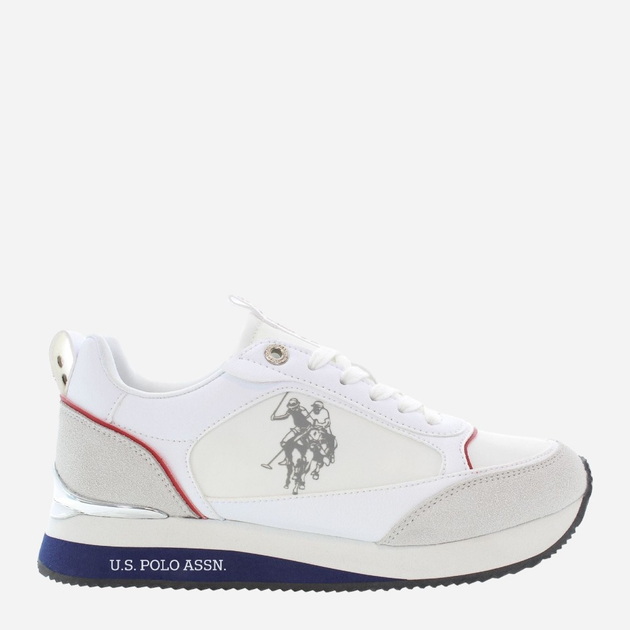 Жіночі кросівки U.S. Polo Assn uspfrisby004w-whi 38 Білі (8055197449714) - зображення 1