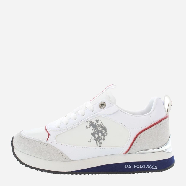 Buty sportowe damskie U.S. Polo Assn uspfrisby004w-whi 40 Białe (8055197449738) - obraz 3