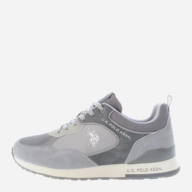 Sneakersy męskie U.S. Polo Assn usptabry007m-gry 43 Szare (8055197478646) - obraz 3
