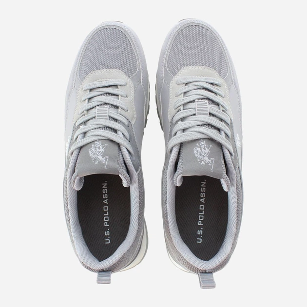 Sneakersy męskie U.S. Polo Assn usptabry007m-gry 41 Szare (8055197478622) - obraz 5