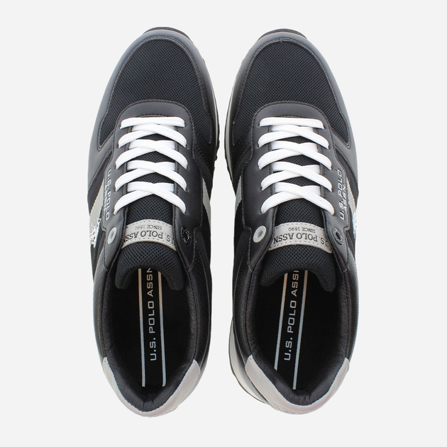 Buty sportowe męskie U.S. Polo Assn uspxirio007m-blk 45 Czarne (8055197485521) - obraz 5