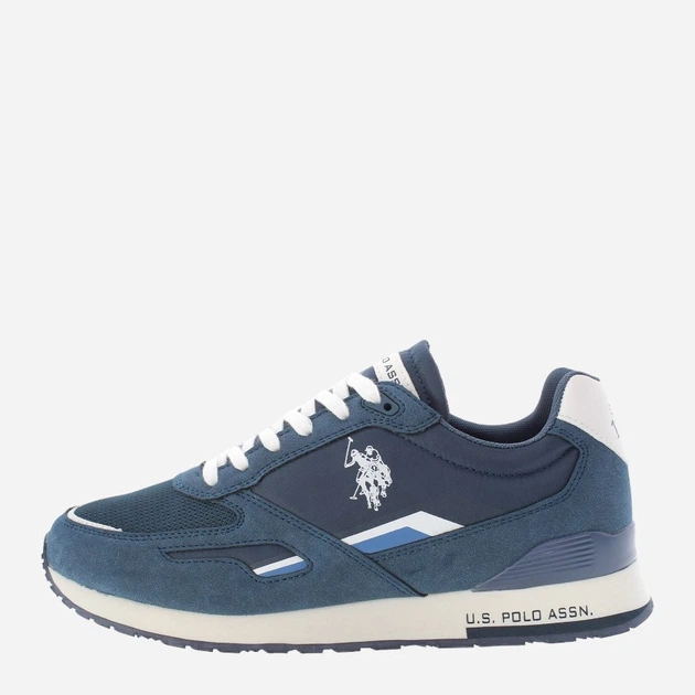 Sneakersy męskie U.S. Polo Assn usptabry003m-blu 44 Niebieskie (8055197488393) - obraz 3