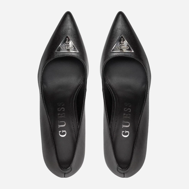 Czółenka damskie skórzane Guess gssflpbarlea08black 41 Czarne (7624926991490) - obraz 5