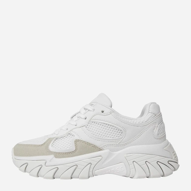 Sneakersy damskie Guess gssfljnorele12white 37 Białe (7626101696053) - obraz 3
