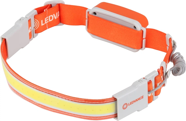 Ліхтарик налобний акумуляторний Ledvance Headl Recharge Flexible LED 3 Вт 300 лм 6500 К 1000 мАг (4099854175886) - зображення 5