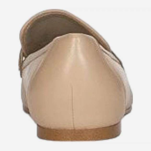 Loafersy damskie skórzane Guess gssfljisalea14natu 38 Beżowe (7626101682162) - obraz 4