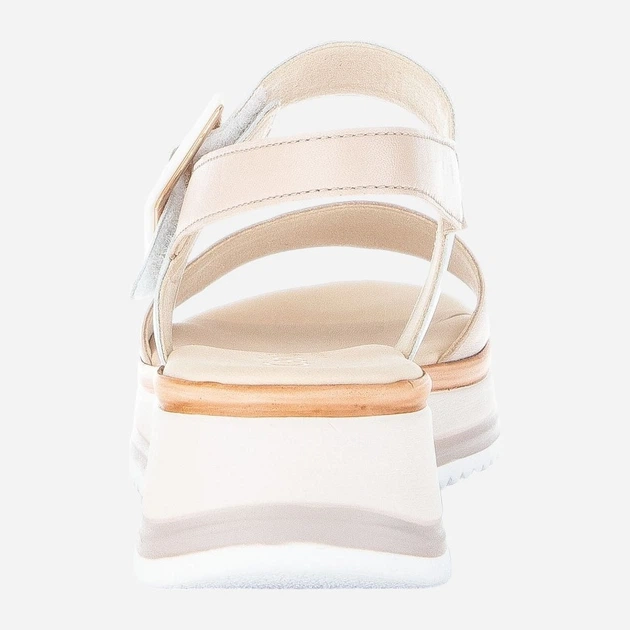 Sandały damskie skórzane na platformie Gabor gab42744-58 40 Mleczne (4066558240134) - obraz 4