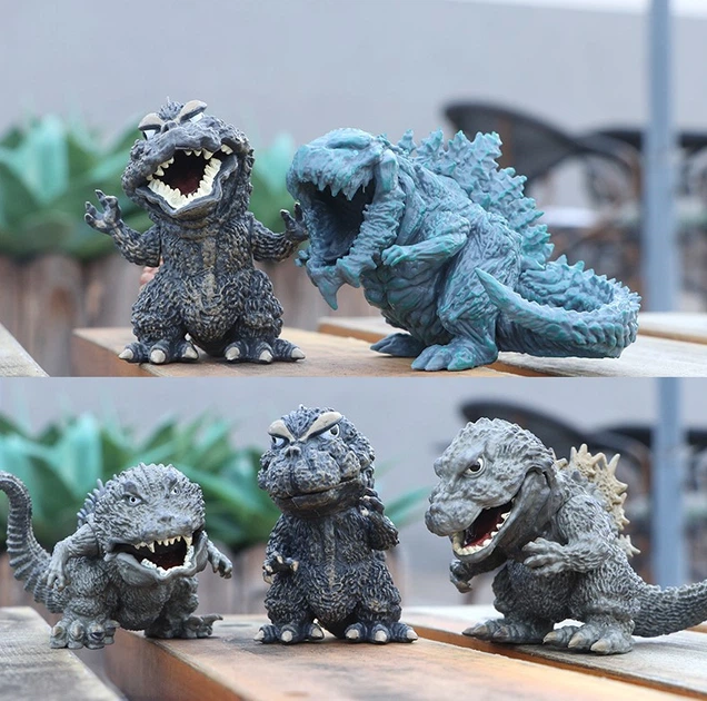 Годзилла Godzilla Chibi набор фигурок, годзилла игрушка, игрушка