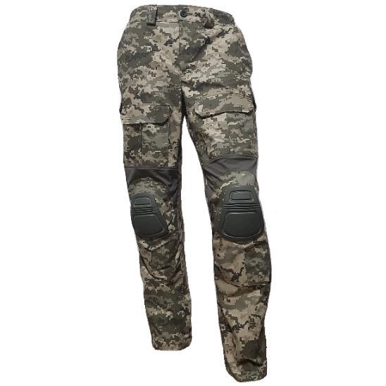 Тактичні військові штани з наколінниками Зигзаг Pixel UA (тканина полікоттон, Туреччина), 50 (SEAM-PXLUA-NAC-TR-PC-50) - изображение 1