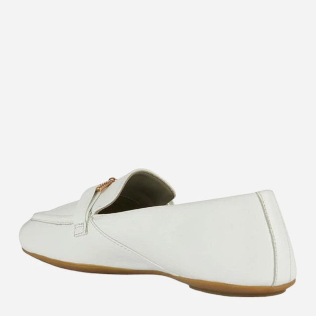 Mokasyny damskie skórzane Geox geod45mui000tuc1000 38 Białe (8056206739819) - obraz 3