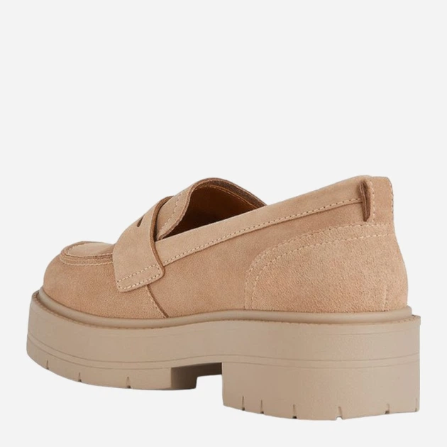 Loafersy damskie skórzane Geox geod36vdi00022c8191 41 Beżowe (8056206647404) - obraz 3
