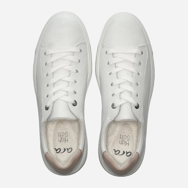 Sneakersy damskie skórzane ARA ara1223003-04 41 Białe (4054928651796) - obraz 3