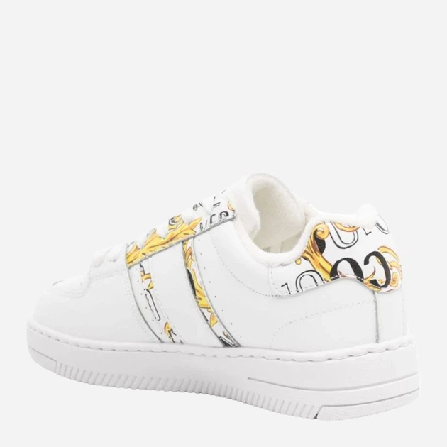 Sneakersy damskie skórzane Versace jeans vjc76va3sj7zpa49g03 41 Białe (8052019704839) - obraz 3