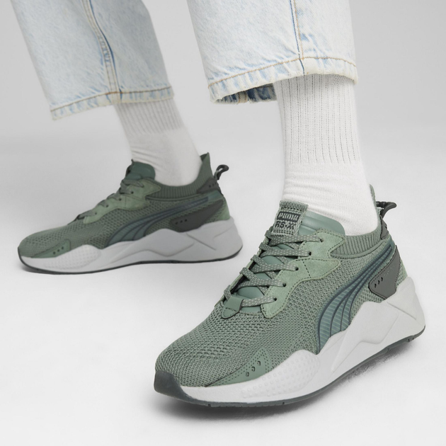 Sneakersy męskie na grubej podeszwie Puma puma39278713 43 Zielone (4099686511661) - obraz 2