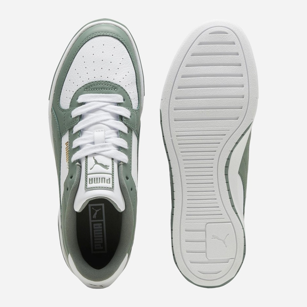 Sneakersy męskie do kostki Puma CA Pro Classic 380190-33 45 Biały/Zielony (4099686513139) - obraz 4
