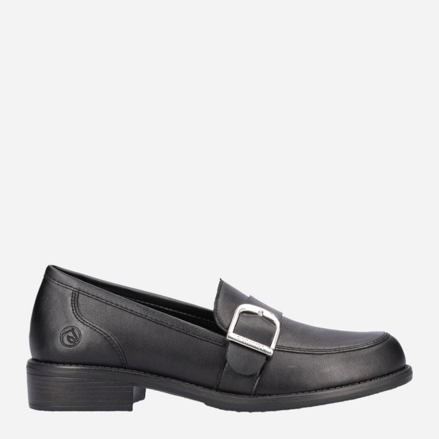 Loafersy damskie skórzane Remonte remd0f00-00_co 41 Czarne (4060596749581) - obraz 1