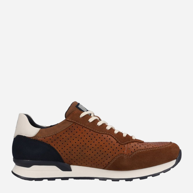 Buty sportowe męskie RIEKER revu0302-24 43 Brązowe (4060596692931) - obraz 3