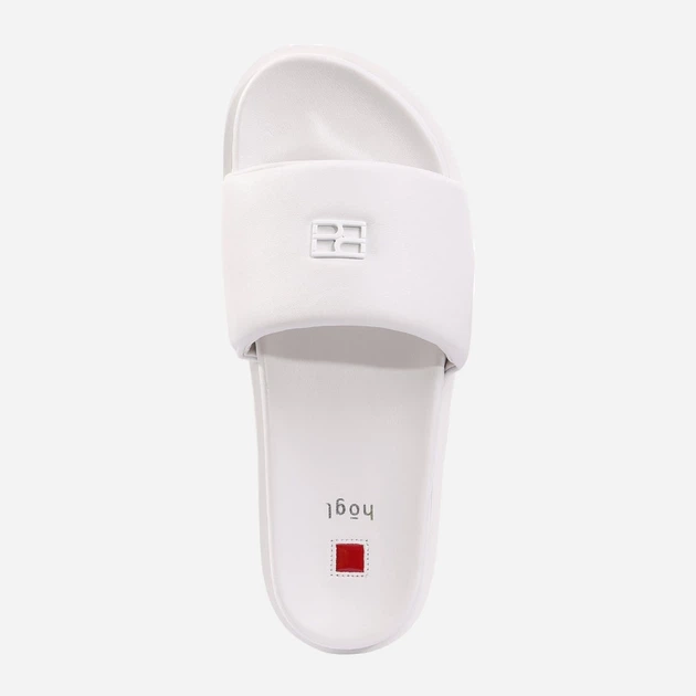 Klapki damskie skórzane Hogl hog7100800-0200 42 Białe (9010849066342) - obraz 5