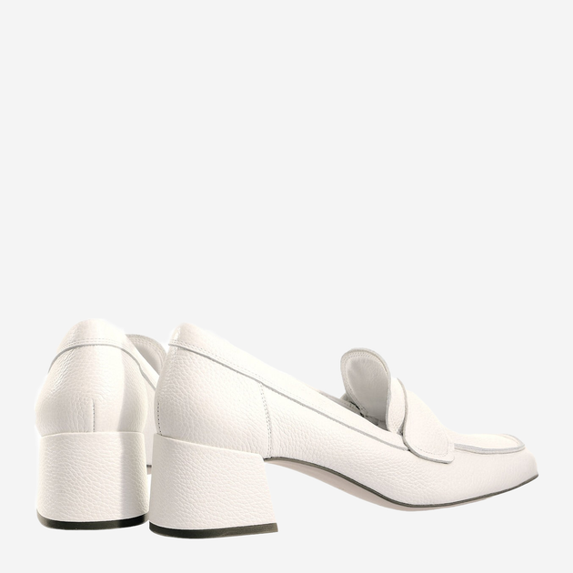 Loafersy damskie skórzane Hogl hog7104333-0200 38 Białe (9010849088320) - obraz 3
