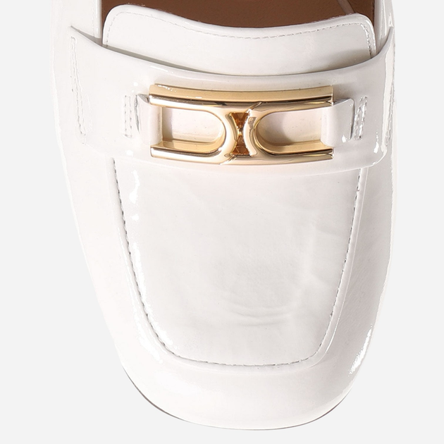 Loafersy damskie skórzane Hogl hog7104315-0200 39 Białe (9010849087507) - obraz 5