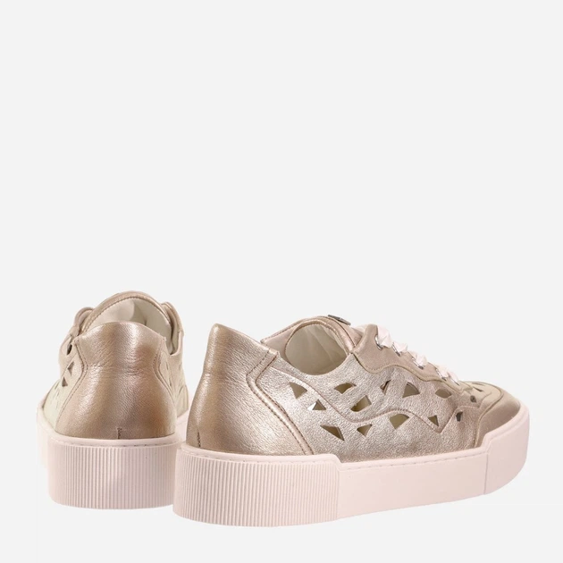 Sneakersy damskie skórzane Hogl hog7103641-7800 41.5 Złote (9010849084650) - obraz 3