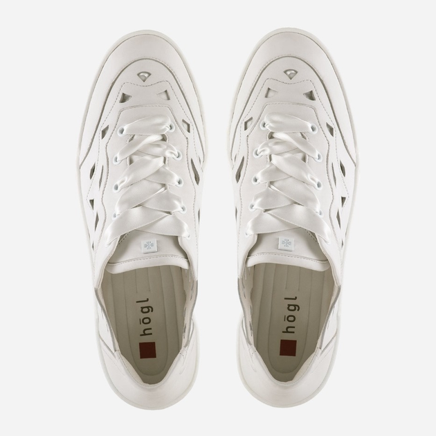 Sneakersy damskie skórzane Hogl hog7103640-0200 36 Białe (9010849084452) - obraz 4