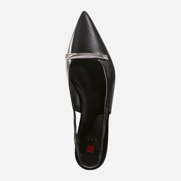 Baleriny damskie skórzane Hogl hog7101926-0100 36 Czarne (9010849076334) - obraz 4