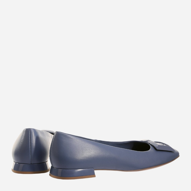 Baleriny damskie skórzane Hogl hog7101020-3400 40 Niebieskie (9010849067394) - obraz 3