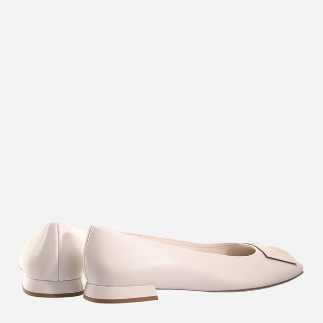 Baleriny damskie skórzane Hogl hog7101020-1200 38.5 Kremowe (9010849067257) - obraz 3