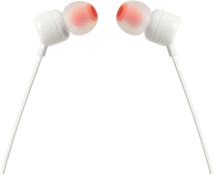 Навушники JBL T110 з мікрофоном та Pure Bass - Фото 2 Навушники JBL T110 з мікрофоном та Pure Bass - зображення 2