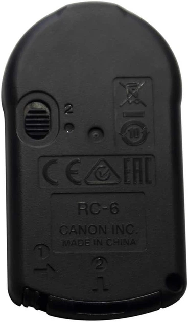 Беспроводной пульт дистанционного управления Canon Wireless Remote Control RC-6 со спуском затвора - Фото 5 Беспроводной пульт дистанционного управления Canon Wireless Remote Control RC-6 со спуском затвора - изображение 5